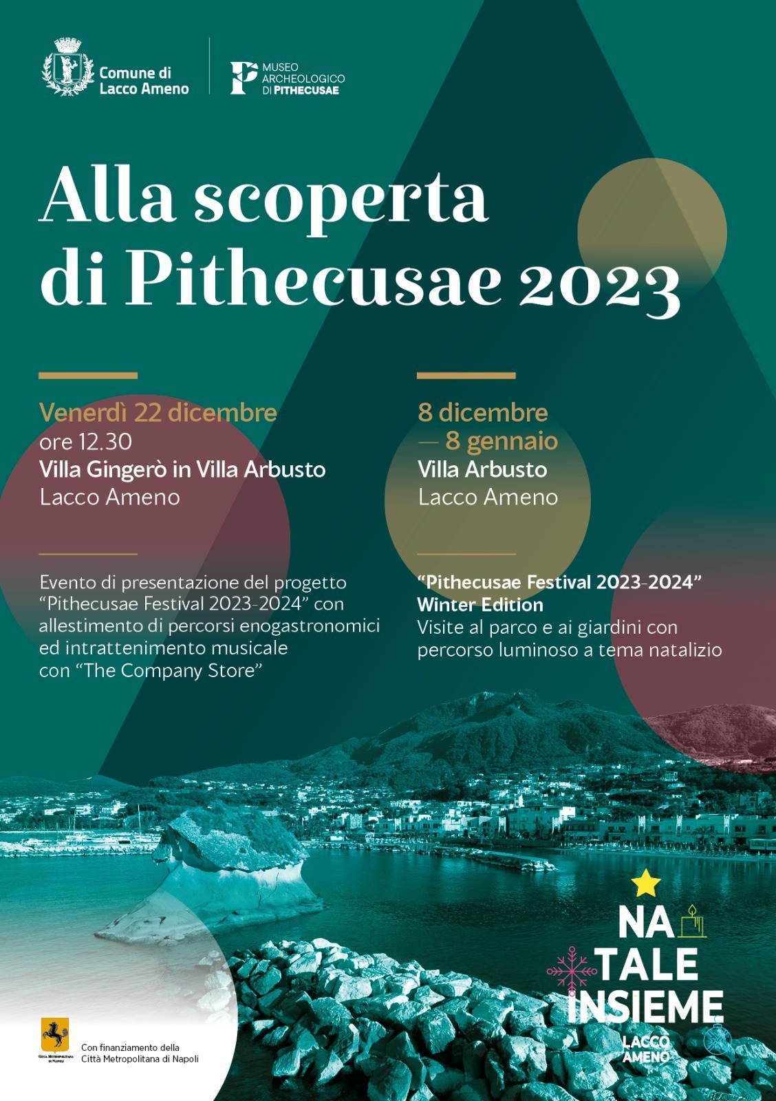 NATALE INSIEME A LACCO AMENO: “Alla scoperta di Pithecusae 2023”